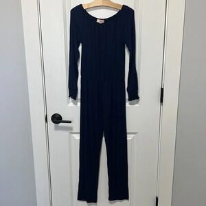GB Girls || Girls Navy Blue Long Sleeve Long Pants Jumpsuit size Small (6-7)NWOT